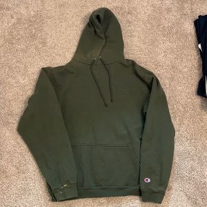 Vintage Champion Hoodie Green